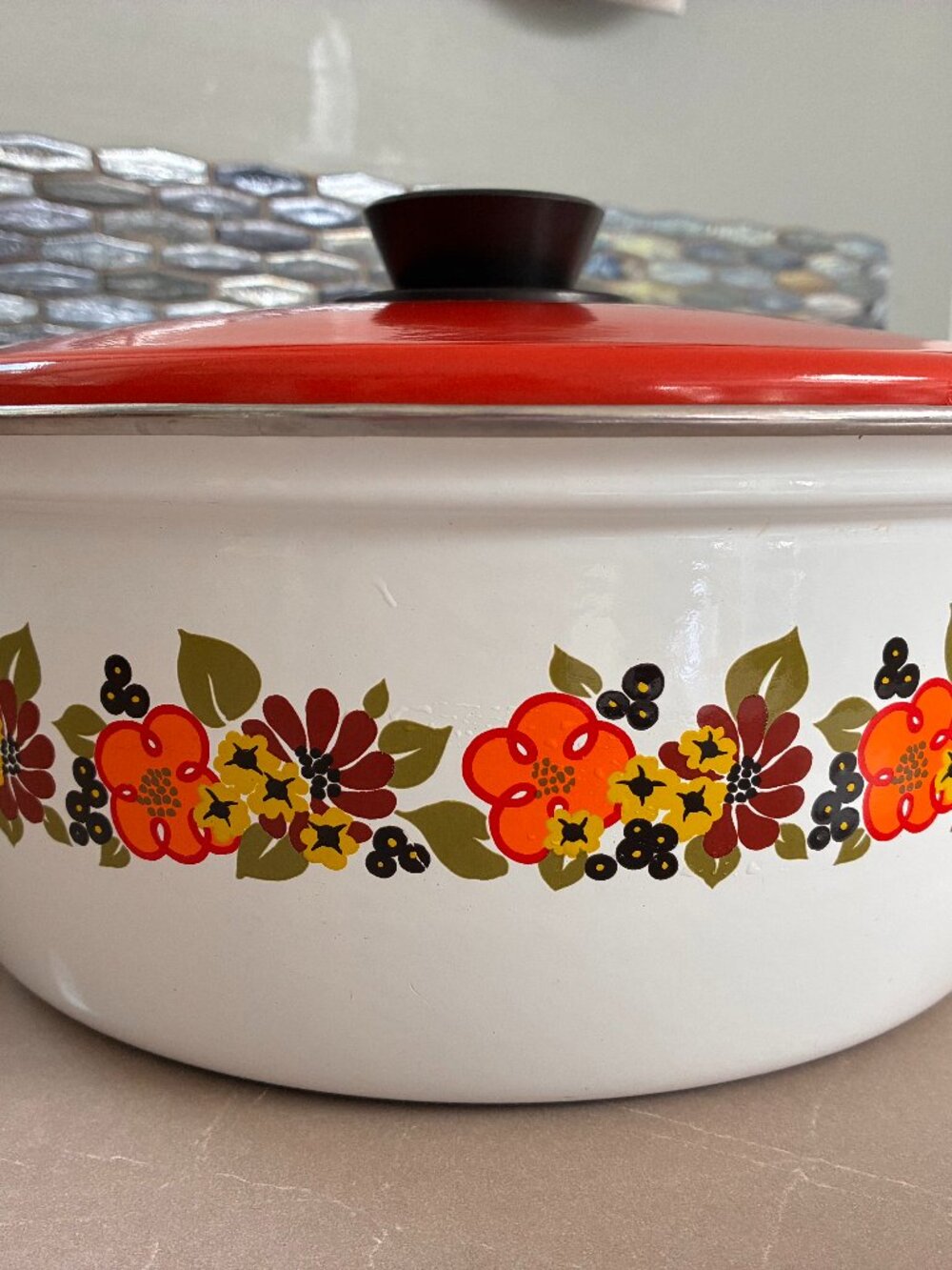 Vintage Austria Email Universal Enamel Stock Pot